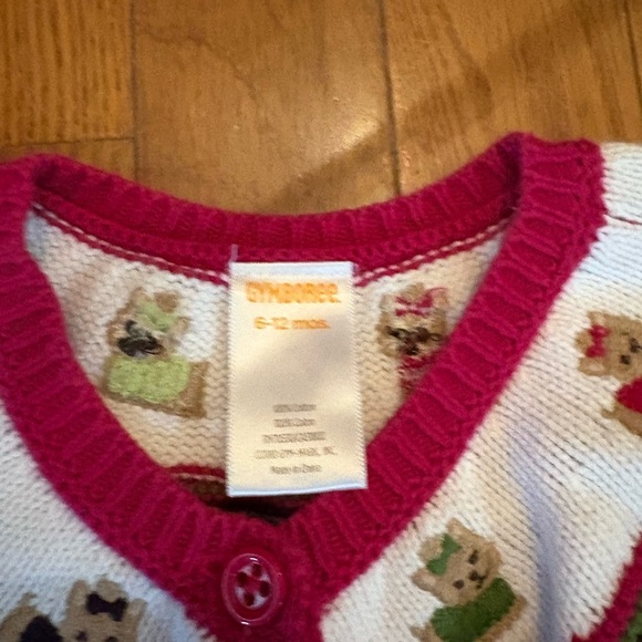 Red Cable Knit Cardigan and Pants Set - Picture 2 of 2